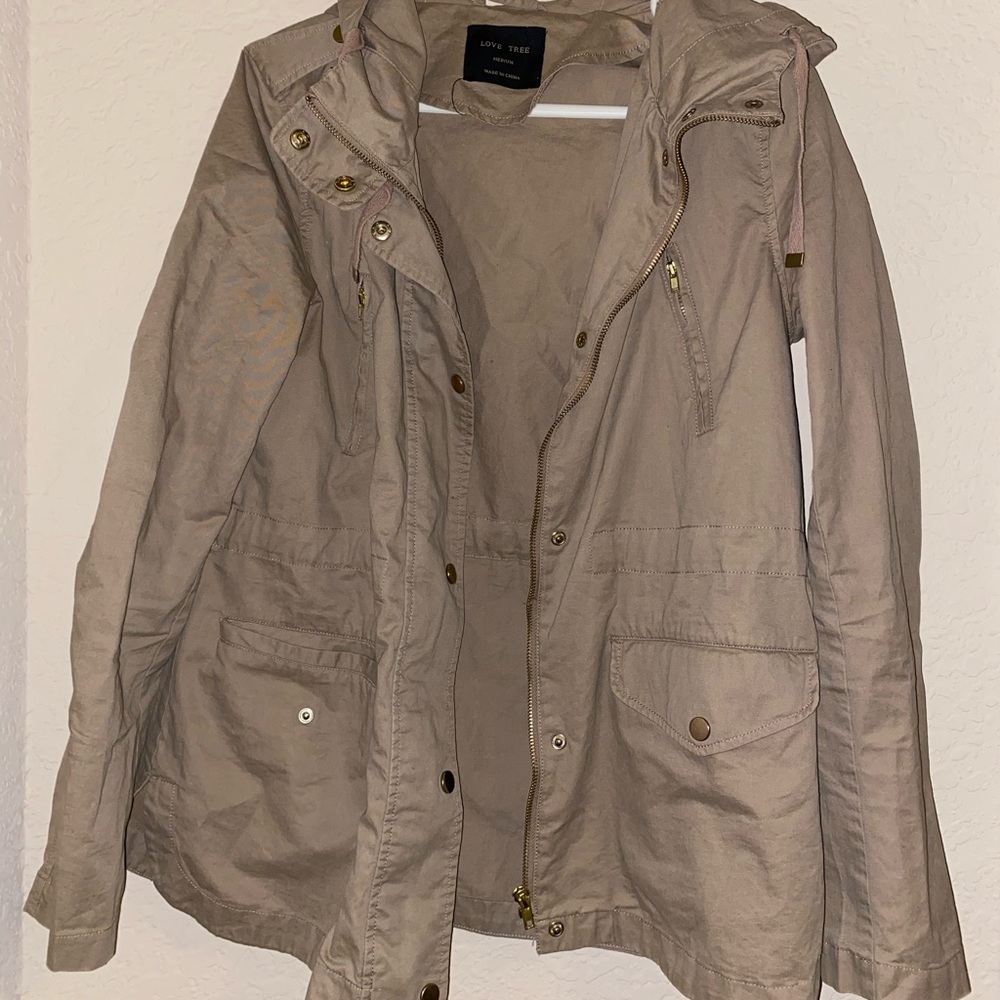 Tan Fall/Spring Jacket - image 1